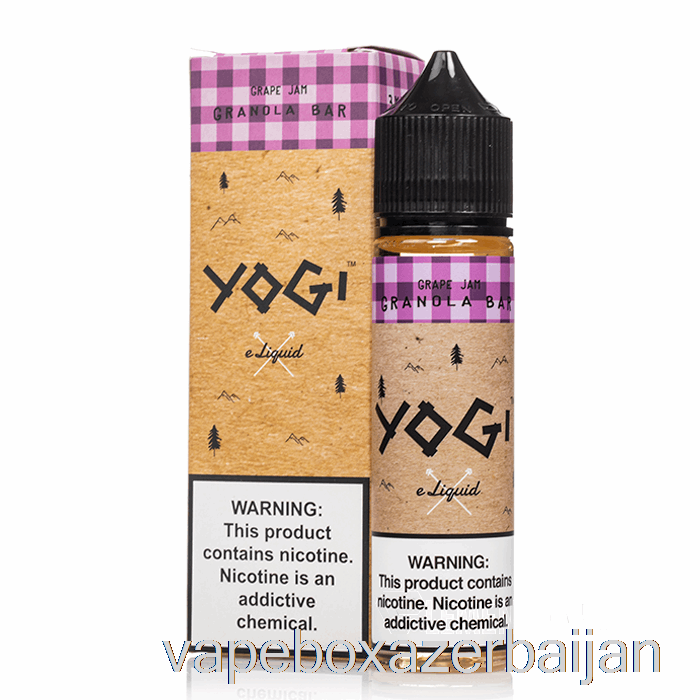 Vape Smoke Grape Jam Granola Bar - Yogi E-Liquid - 60mL 0mg